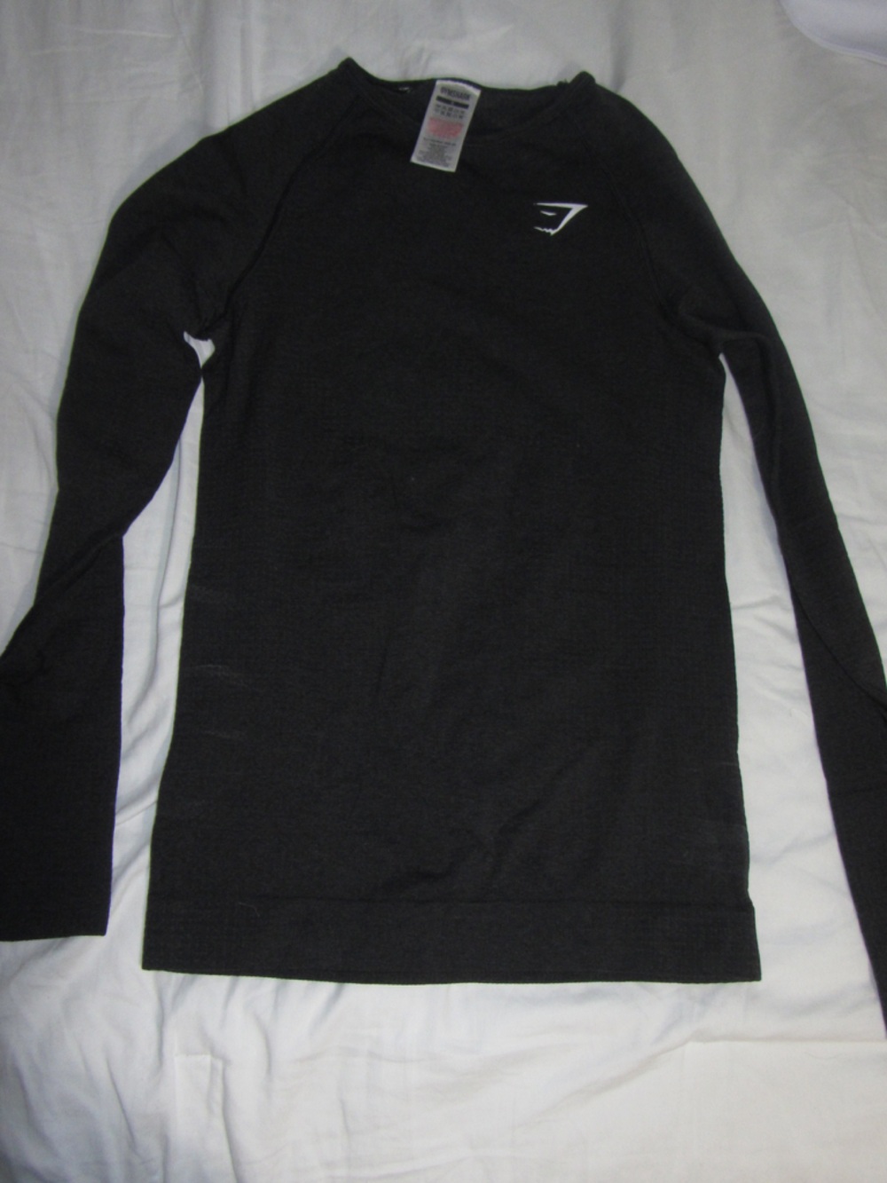 Gymshark Black Long Sleeve Top